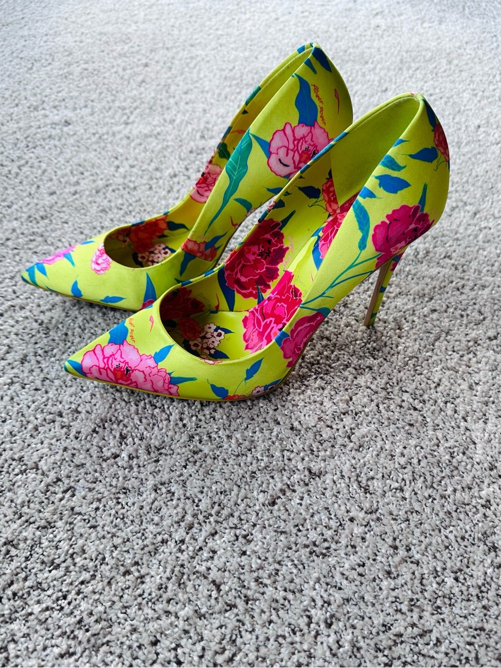 Aldo Stessy Stiletto Floral Heels - Size 8.5